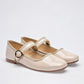 Flats Casual Charol Been Class Mujer 19529 Beige