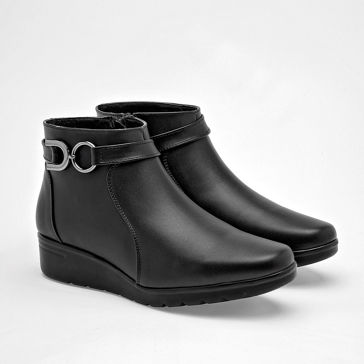 Botin Casual Been Class Mujer 19642 Negro Tubo 10 Cm