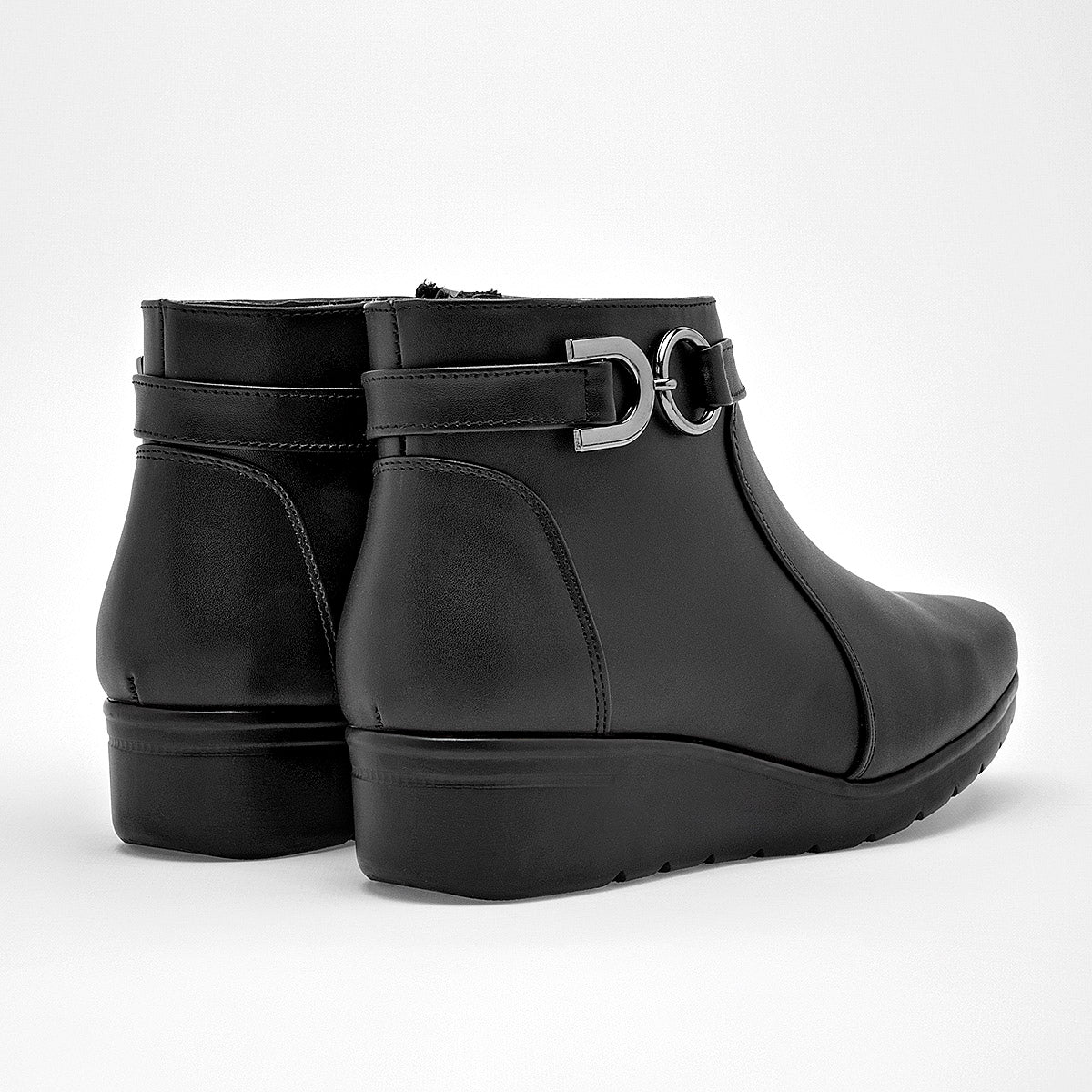 Botin Casual Been Class Mujer 19642 Negro Tubo 10 Cm