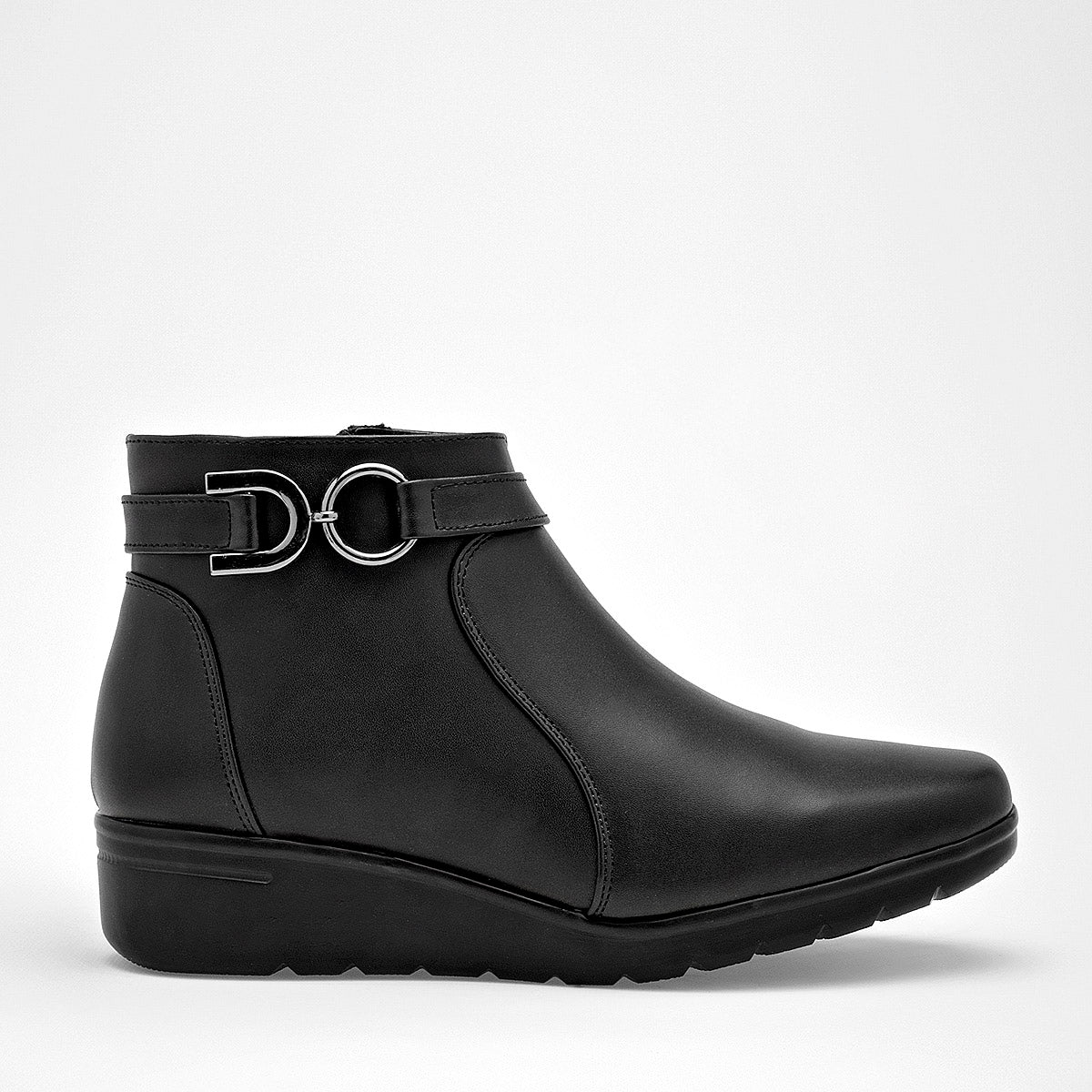Botin Casual Been Class Mujer 19642 Negro Tubo 10 Cm