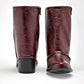 Bota Vaquera Been Class Mujer 19644 Vino Tacon 6 Cm