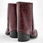 Bota Vaquera Been Class Mujer 19644 Vino Tacon 6 Cm