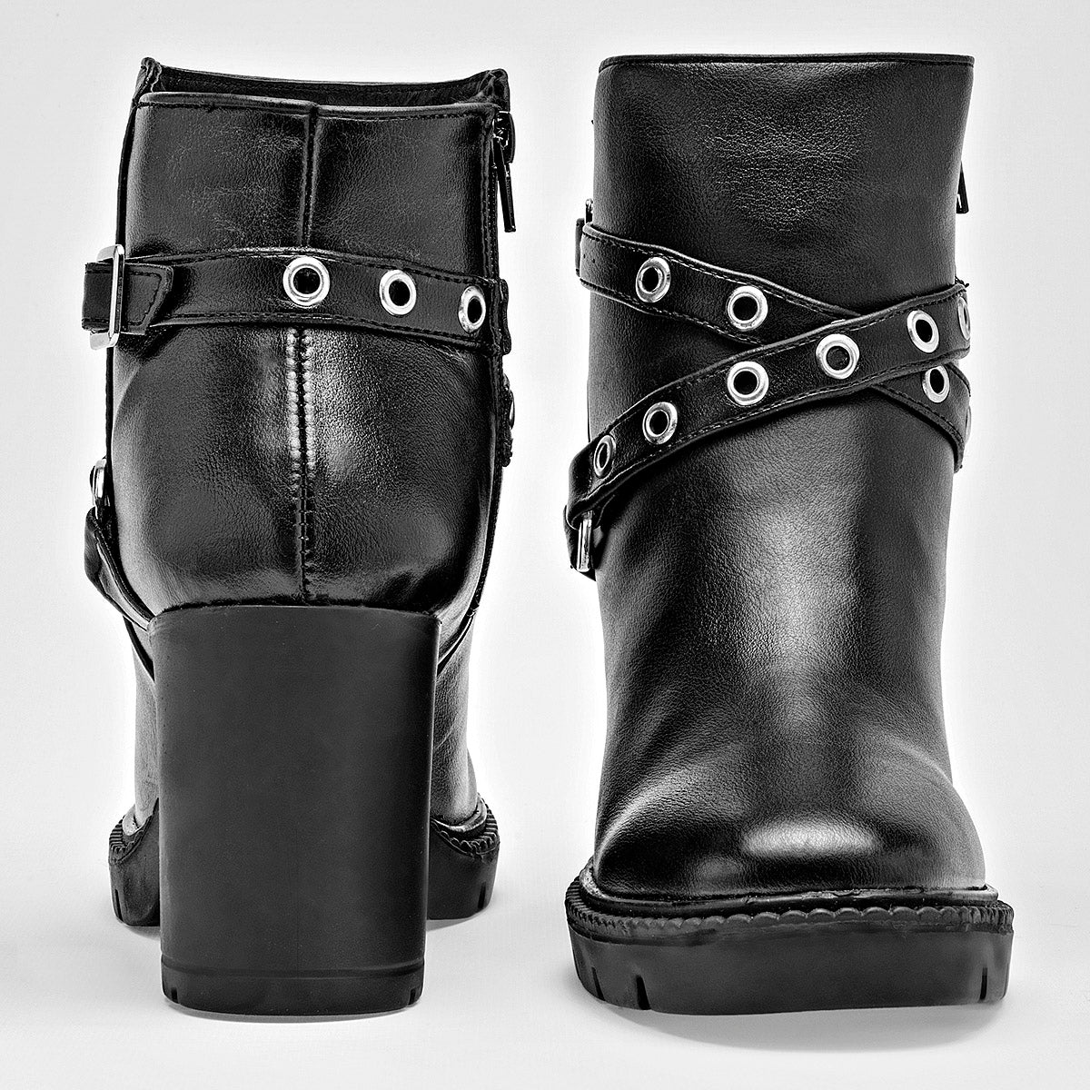Botin Casual Been Class Mujer 19693 Negro Tacon 8 Cm