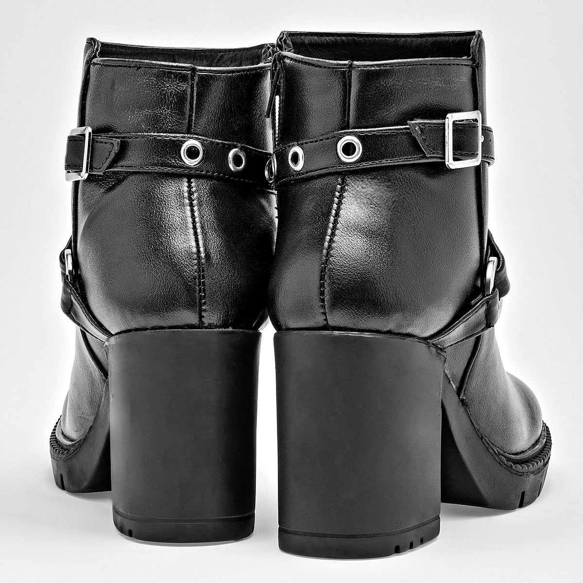 Botin Casual Been Class Mujer 19693 Negro Tacon 8 Cm