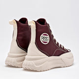 Botin Casual Been Class Mujer 19707 Vino Plataforma 5 Cm