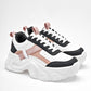 TENIS URBANO MUJER BEEN CLASS 19708 BLANCO NEGRO ROSA