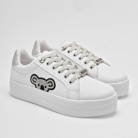 TENIS URBANO MUJER BEEN CLASS 19751 BLANCO PLATA