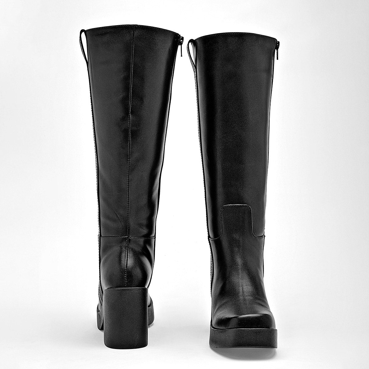 Bota Larga Catalina Para Mujer 2016 Negro Tacon 8 Tubo 26