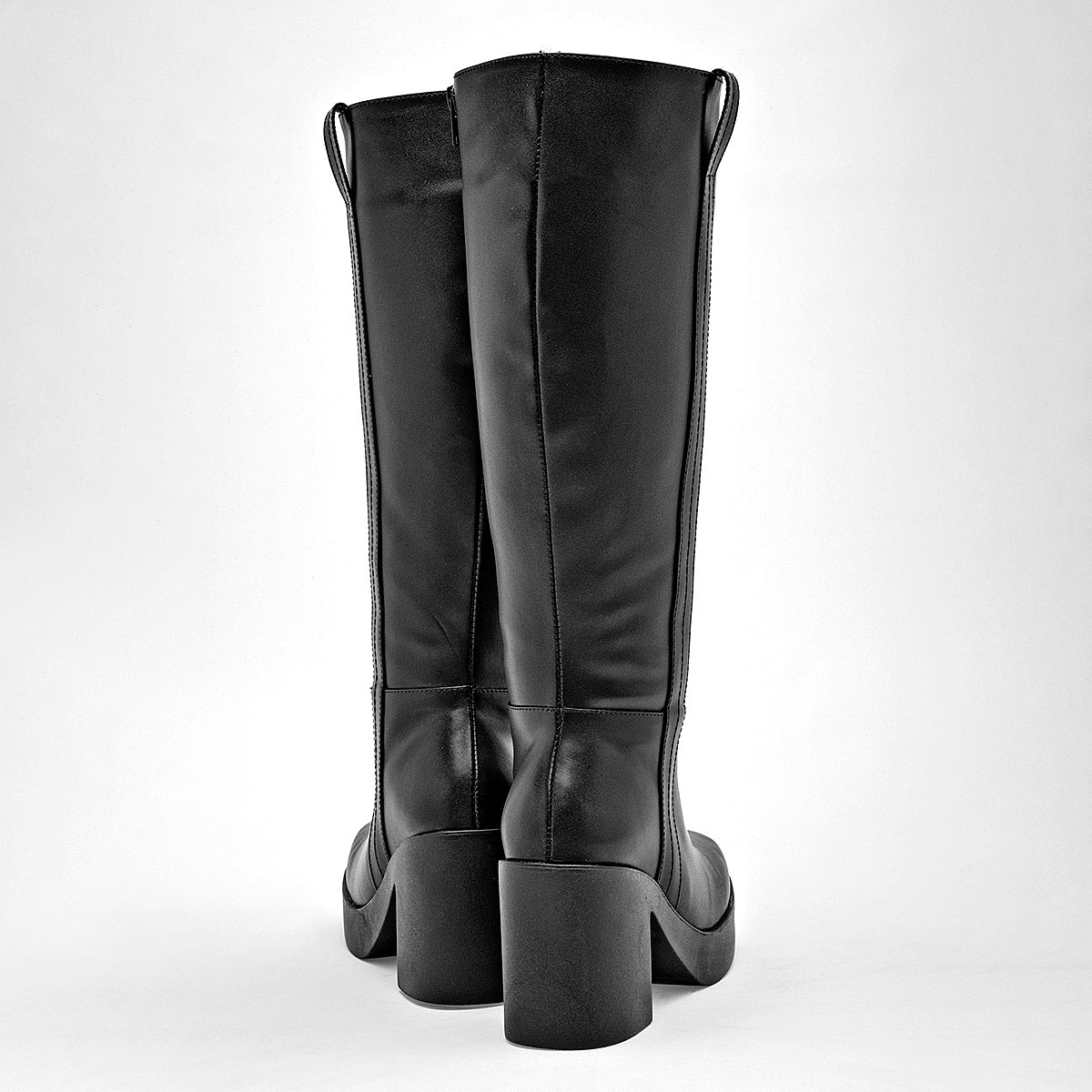 Bota Larga Catalina Para Mujer 2016 Negro Tacon 8 Tubo 26