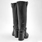 Bota Larga Catalina Para Mujer 2033 Negro Tacon 9cm Tubo 36cm