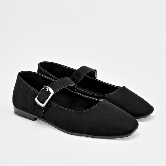 FLATS MUJER CLASBEN LARA NEGRO