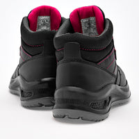 Botin De Trabajo Piel Cliff Mujer 476 Negro Casco Poliamida