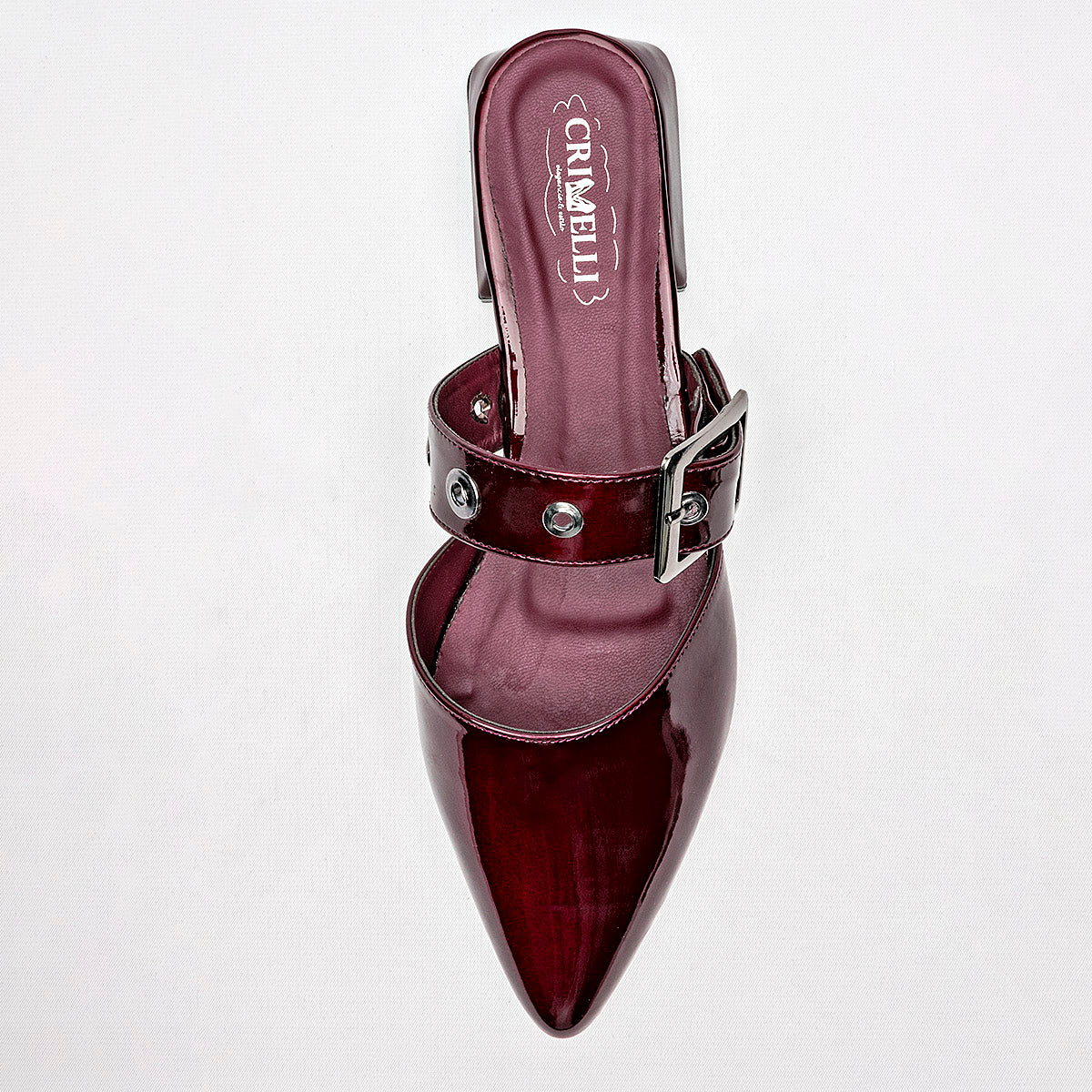 Flats Casuales Charol Crivelli Mujer 66t3133 Vino