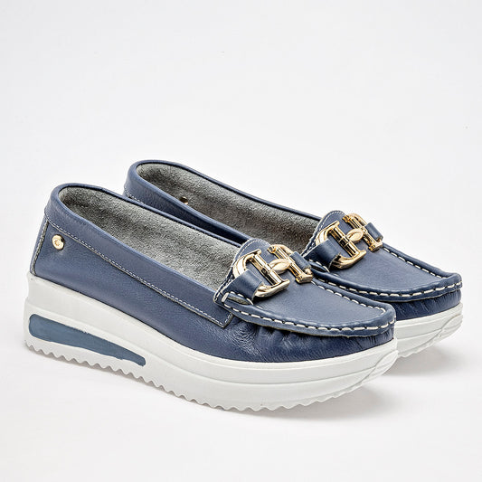 ZAPATO CASUAL MUJER MORA CONFORT CALLIE AZUL