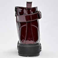 Botin Casual Ensueño Mujer 178775 Vino Tubo 10 Cm