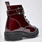 Botin Casual Ensueño Mujer 178775 Vino Tubo 10 Cm