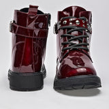 Botin Casual Ensueño Mujer 178775 Vino Tubo 10 Cm