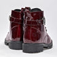 Botin Casual Ensueño Mujer 178775 Vino Tubo 10 Cm