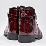 Botin Casual Ensueño Mujer 178775 Vino Tubo 10 Cm