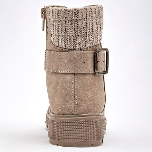 Bota Casual Ensueño Mujer 179655 Maquillaje Tubo 12 Cm