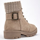 Bota Casual Ensueño Mujer 179655 Maquillaje Tubo 12 Cm