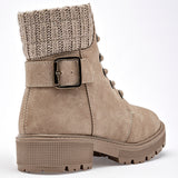 Bota Casual Ensueño Mujer 179655 Maquillaje Tubo 12 Cm