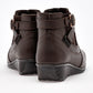 Botin Casual Piel Epidemia Mujer 246 Cafe Tubo 10 Cm