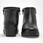 Botin Casual Piel Mujer Epidemia 353 Negro Plataforma 4 Cm