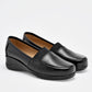 Zapato Confort Piel Florenza Mujer 820 Negro Plataforma 5 Cm