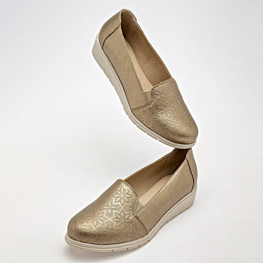 Zapato Confort Gilardi Mujer 622 Oro