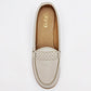Zapato Confort Piel Gilardi Mujer 5119 Beige Plataforma 4 Cm