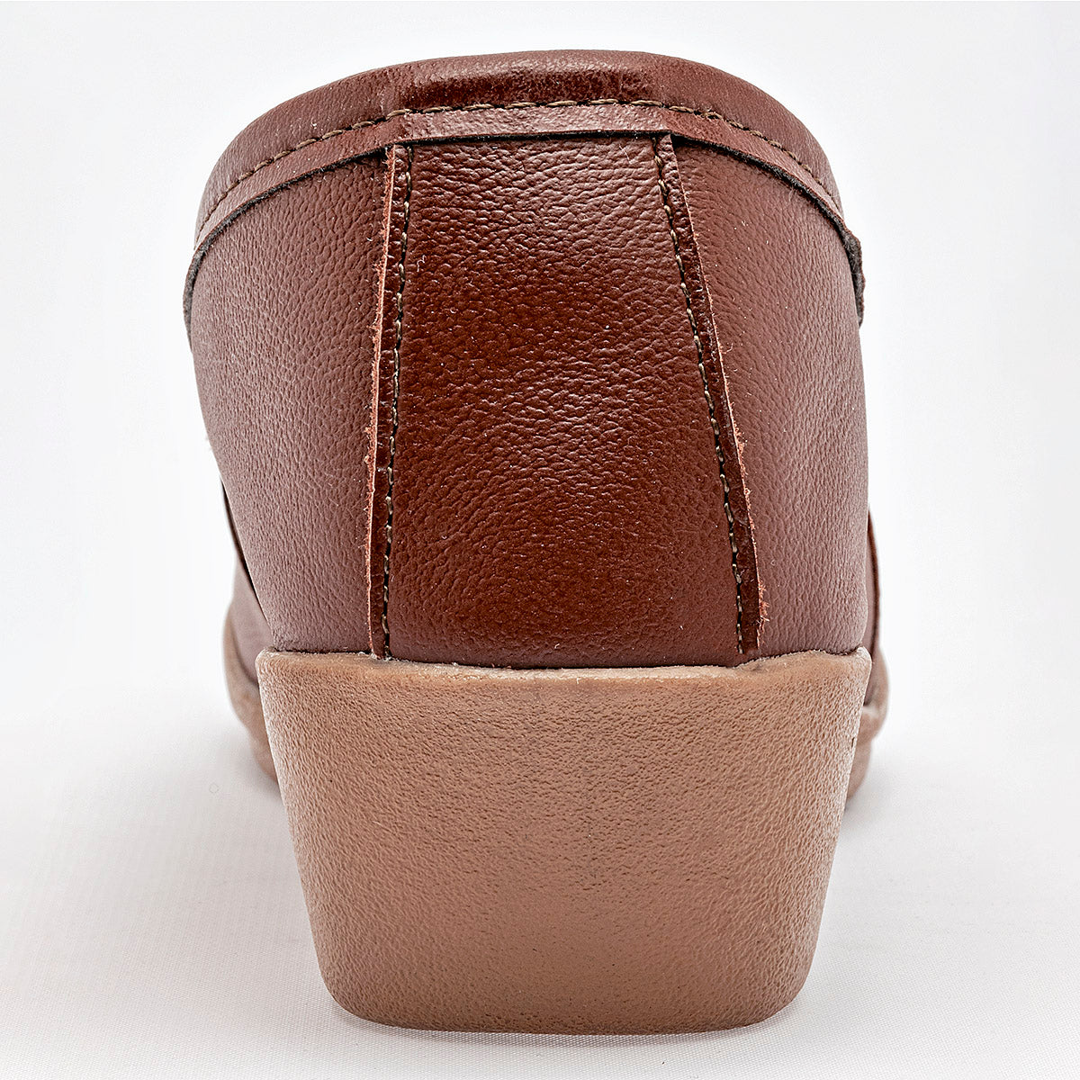 Zapato Confort Piel Gilardi Mujer 5120 Camel Plataforma 4 Cm