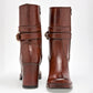 Botin Casual Giselle Mujer 5202 Cafe Tacon 8 Cm Tubo 20 Cm