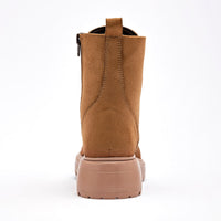 Bota Casual Green Love Mujer 95110 Camel Tacon 4 Cm