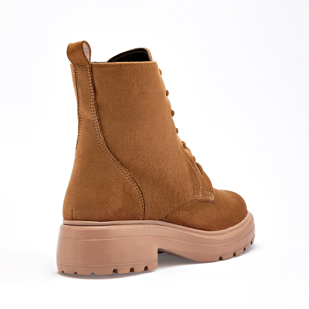 Bota Casual Green Love Mujer 95110 Camel Tacon 4 Cm