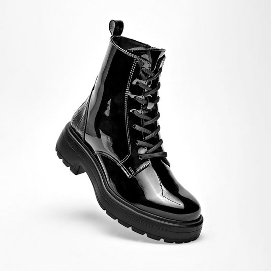      Bota Casual Green Love Mujer 95110 Negro Tacon 4 Cm