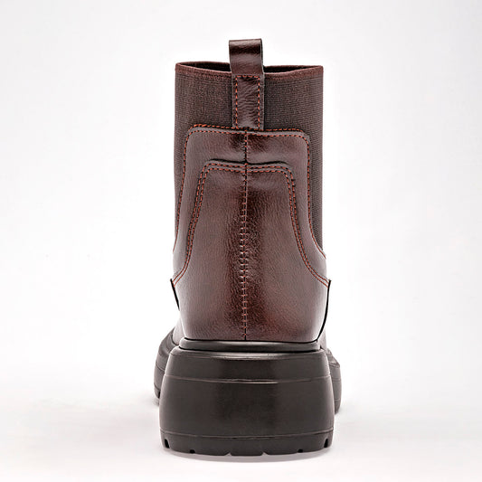 Bota Casual Green Love Mujer 95113 Cafe Tacon 4 Cm