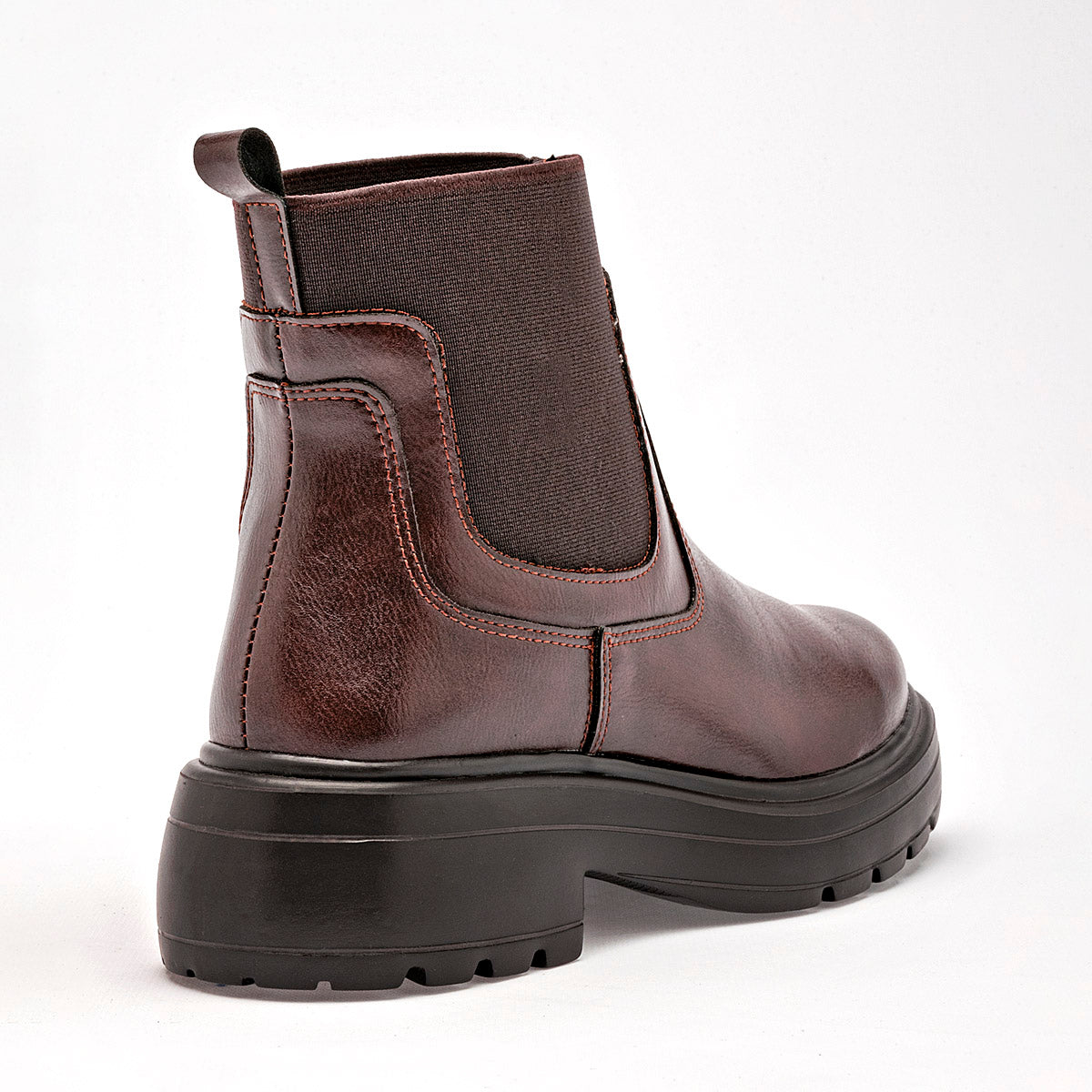 Bota Casual Green Love Mujer 95113 Cafe Tacon 4 Cm