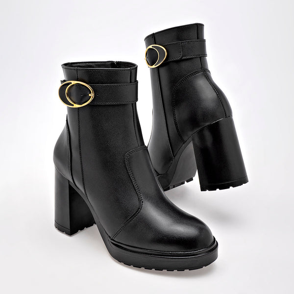      Botin Casual Green Love Mujer 95235 Negro Tacon 8 Cm
