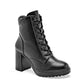 Botin Casual Green Love Mujer 95234 Negro Tacon 8 Cm