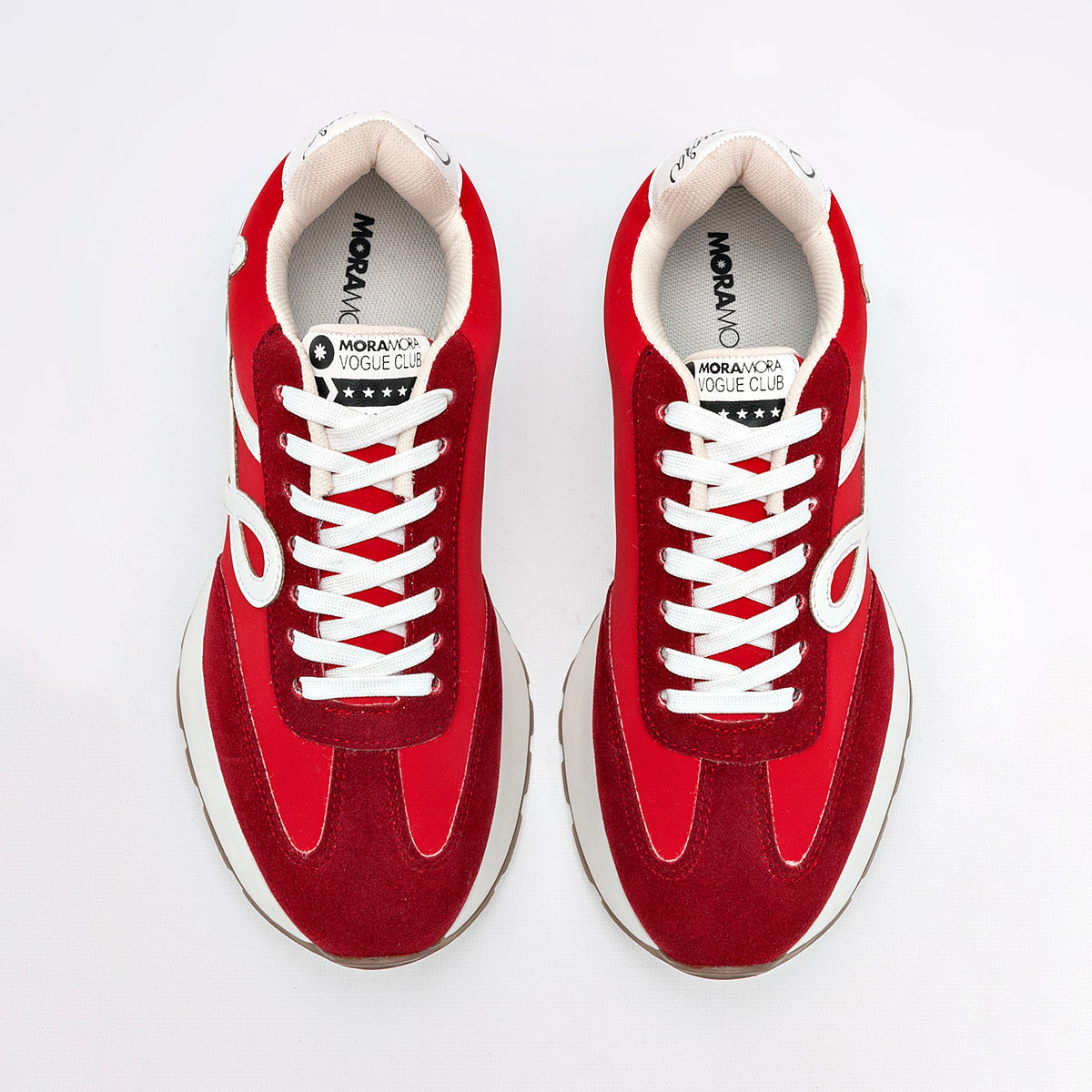 TENIS URBANO MUJER MORAMORA AMADA ROJO LATE