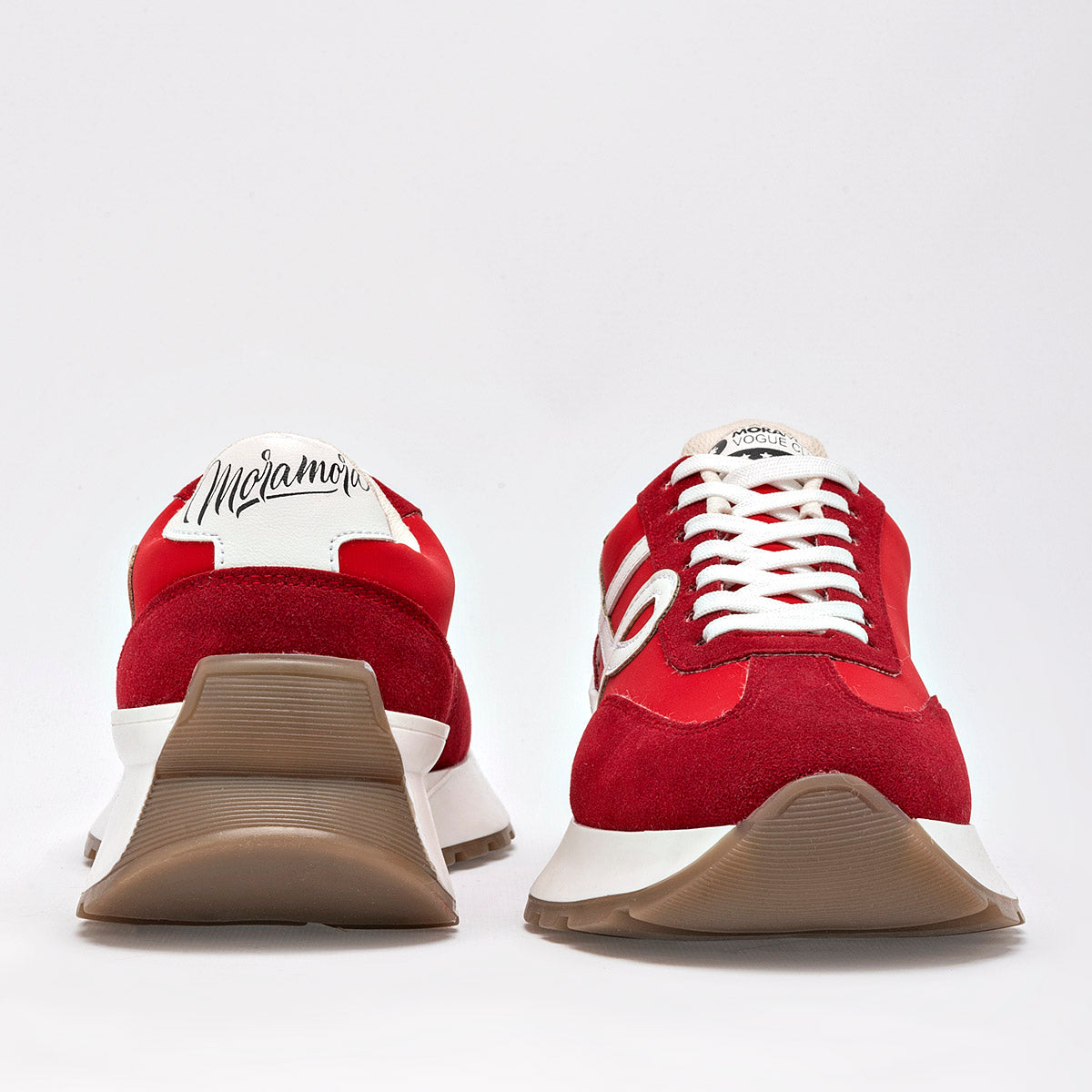 TENIS URBANO MUJER MORAMORA AMADA ROJO LATE