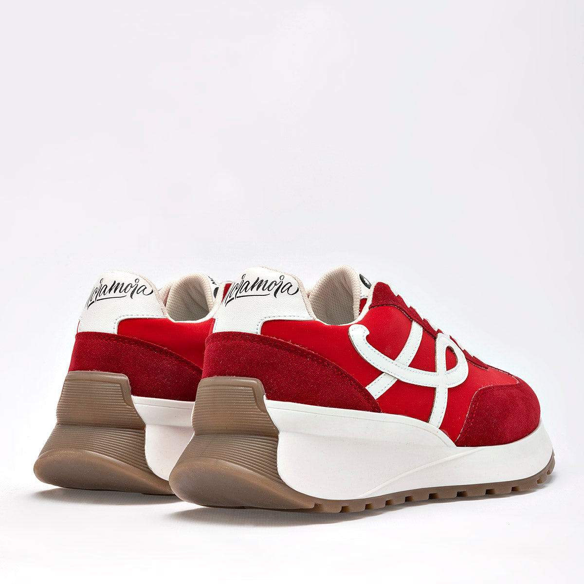 TENIS URBANO MUJER MORAMORA AMADA ROJO LATE