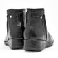 Botin Casual Piel Moramora Negro Darla Negro Tubo 11 Cm
