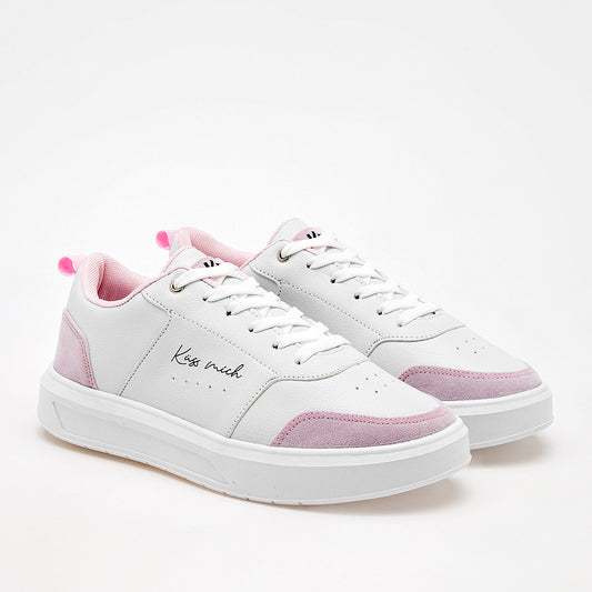 TENIS URBANO MUJER KÜSS MICH 033 BLANCO ROSA