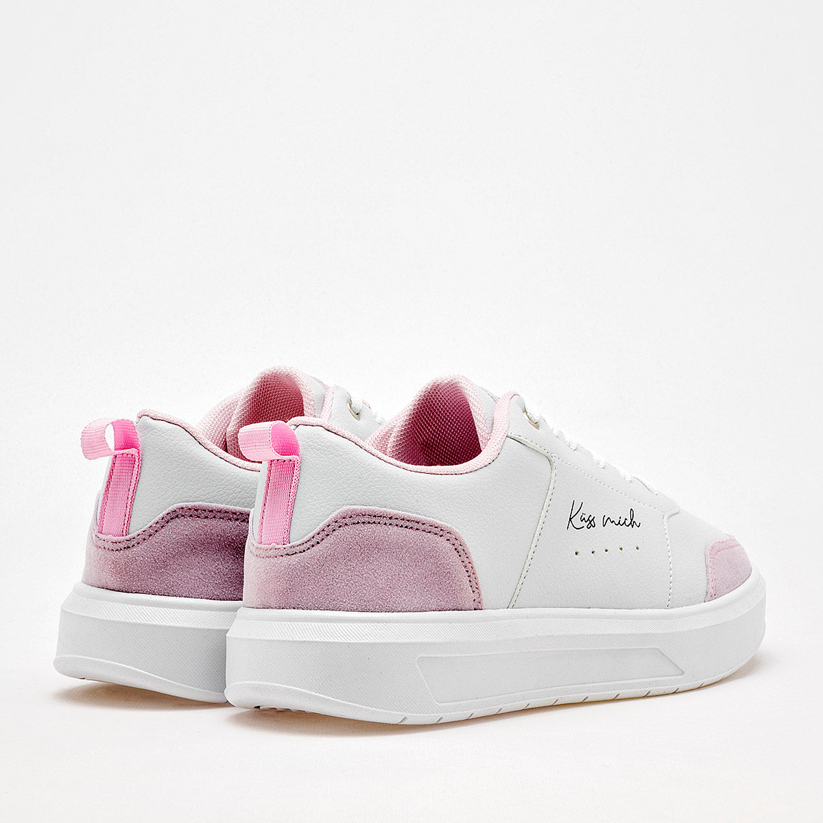 TENIS URBANO MUJER KÜSS MICH 033 BLANCO ROSA
