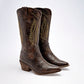 Bota Vaquera Moramora Para Mujer 1108003 Cafe Tacon6 Tubo28