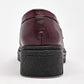 Mocasin Casual Lady One Mujer Ab2336 Vino Tacon 4 Cm