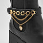 Botin Casual Lady One Mujer Dz584 Negro Tacon 8 Cm