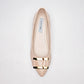 Flats Casuales Charol Lady One Mujer Ls3710 Beige